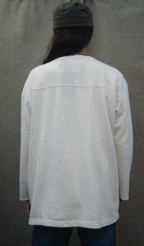 ミニ裏毛９分袖フットボールC&S 125-588（カラー：OFF WHITE）