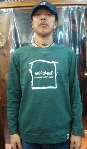 WOODLINE Y-0851C-LST（カラー：オリーブ）サイズ：M（日本サイズ）