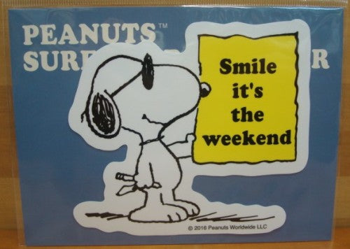 スヌーピー（SNOOPY）PEANUTS SURF BOARD STICKER（ピーナッツサーフボードステッカー） SNP-0056