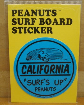 スヌーピー（SNOOPY）PEANUTS SURF BOARD STICKER（ピーナッツサーフボードステッカー） SNP-19005