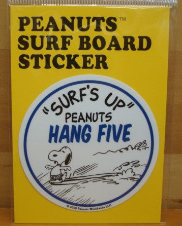 スヌーピー（SNOOPY）PEANUTS SURF BOARD STICKER（ピーナッツサーフボードステッカー） SNP-19009