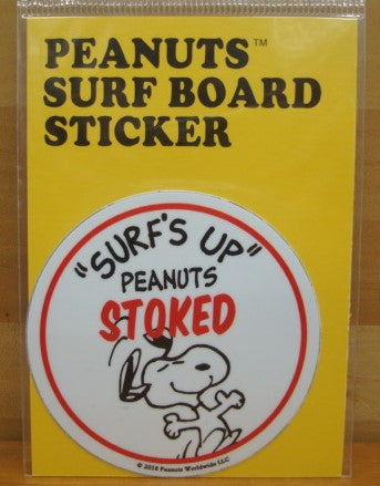 スヌーピー（SNOOPY）PEANUTS SURF BOARD STICKER（ピーナッツサーフボードステッカー） SNP-19011