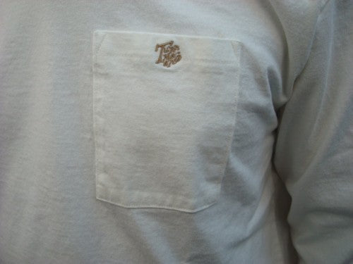 9分袖PKT TEE 123-519（カラー：WHITE）