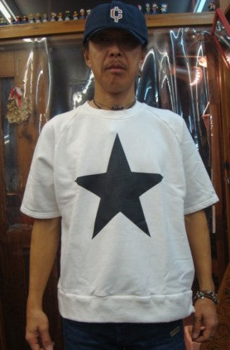 Star Y-0867A(裏毛生地) サイズ：UNISEX(男女兼用)ワンサイズのみ（日本サイズ）カラー：オフ