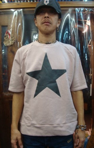 Star Y-0867A(裏毛生地) サイズ：UNISEX(男女兼用)ワンサイズのみ（日本サイズ）カラー：グレイッシュピンク