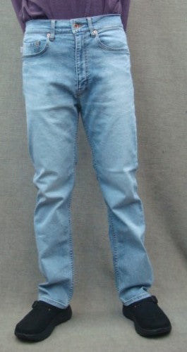 ストレッチデニム 新型5POCKETパンツ( WASHED BLUE ) 225-183（カラー：WASHED BLUE）