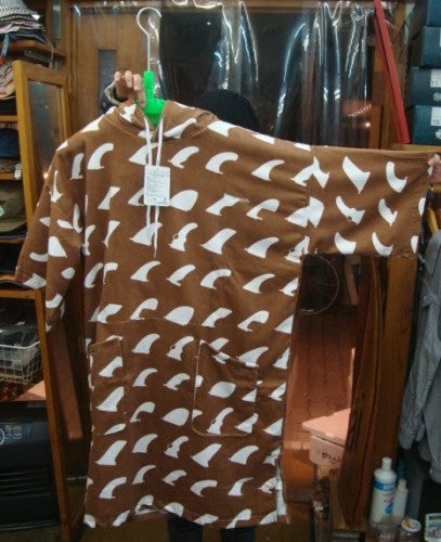 DECANT MICROFIBER PULLOVER PONCHO(デキャントマイクロファイバープルオーバーポンチョ）FINS BROWN