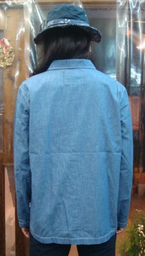 雑誌Blue.掲載ダンガリーシャツJKT(ジャケット) 422-037（カラー：BLUE）