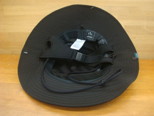 UVエアーメッシュ サーフハット ネオプレンストラップ付き 59cm(TM2009B)（カラー：BLACK）