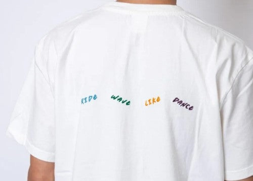 RIDE WAVE LIKE DANCE TEE 126-621（カラー：WHITE）