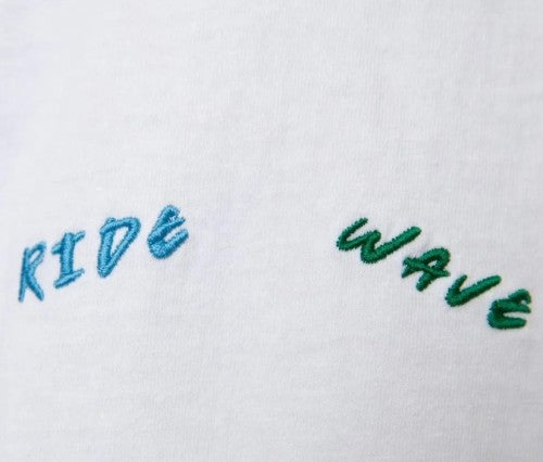RIDE WAVE LIKE DANCE TEE 126-621（カラー：WHITE）