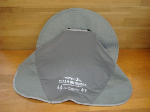 BC003 FRESCO LONG SHADE HAT（カラー：GRAY）