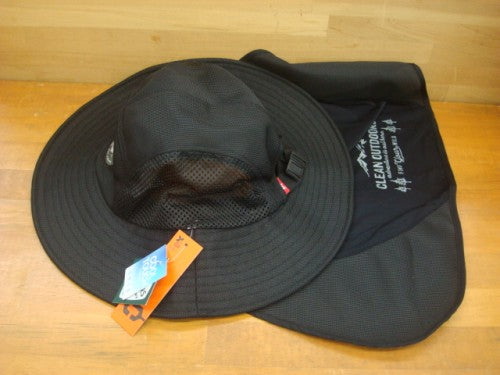 BC003 FRESCO LONG SHADE HAT（カラー：BLACK）