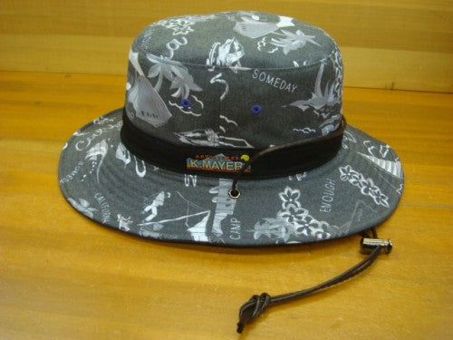 KMC002 " CLEF × KRIFF MAYER " REV. HAT（アロハ）カラー：BLACK