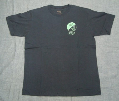 メンズ HI DEZ SLUB ST BC041-252 Tシャツ（カラー：RVCA BLACK）サイズ：M・・店頭のみの販売！Mサイズ、在庫あり。
