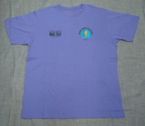 メンズ OVER MATTER ST BC041-254 Tシャツ（カラー：ASTRA PURPLE）サイズ：M・・店頭のみの販売！Mサイズ、在庫あり。