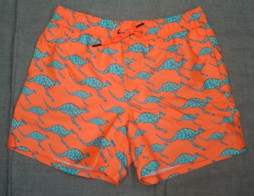 MEN SWIM SHORTS 00015747（カラー：2150 ORANGE/TURQ AOP）