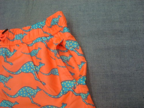 MEN SWIM SHORTS 00015747（カラー：2150 ORANGE/TURQ AOP）
