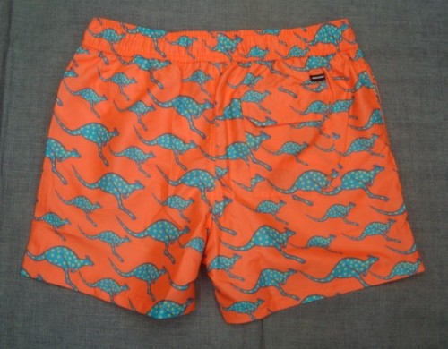 MEN SWIM SHORTS 00015747（カラー：2150 ORANGE/TURQ AOP）
