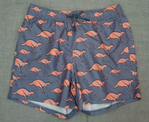 MEN SWIM SHORTS 00015747（カラー：7821 DK GREY/ORN AOP）