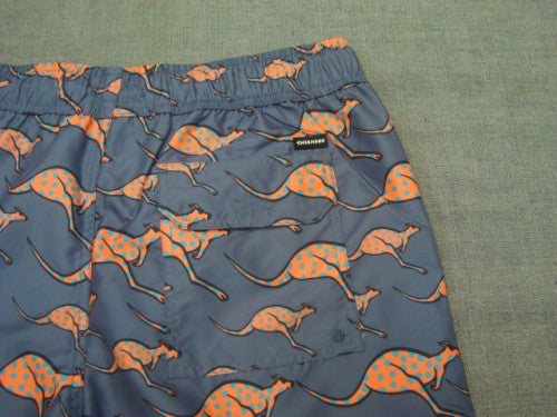 MEN SWIM SHORTS 00015747（カラー：7821 DK GREY/ORN AOP）