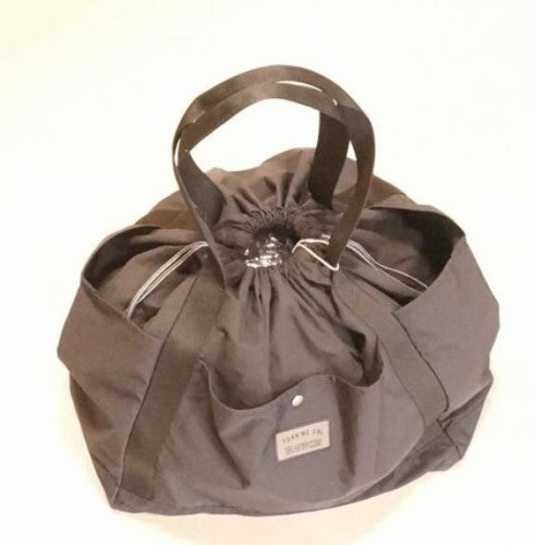 撥水ナイロン/リップストップビッグトート 523-230（カラー：BLACK/BLACK）