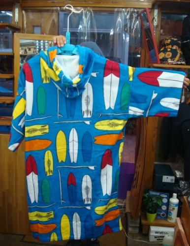 DECANT COTTON PULLOVER PONCHO(デキャントコットンプルオーバーポンチョ）ALTANATIVE BLUE