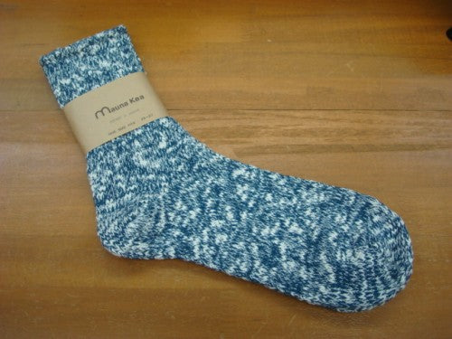 スラブネップツイスター杢 MENS 106502　カラー：Mid Blue（サイズは25-27cmのワンサイズ）