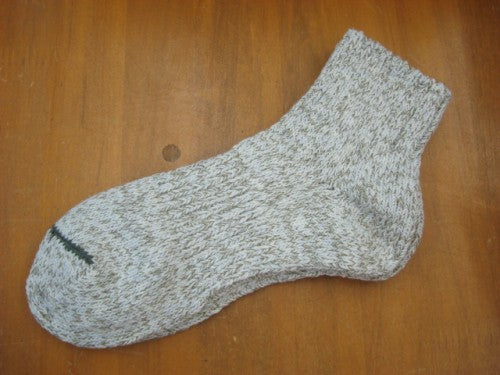 LOW SOCKS スラブネップ LADIES 206504　カラー：杢 Gray（サイズは23-25cmのワンサイズ）