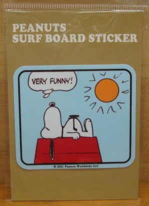 スヌーピー（SNOOPY）PEANUTS SURF BOARD STICKER（ピーナッツサーフボードステッカー） SNP-21005