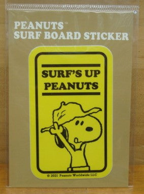 スヌーピー（SNOOPY）PEANUTS SURF BOARD STICKER（ピーナッツサーフボードステッカー） SNP-21013