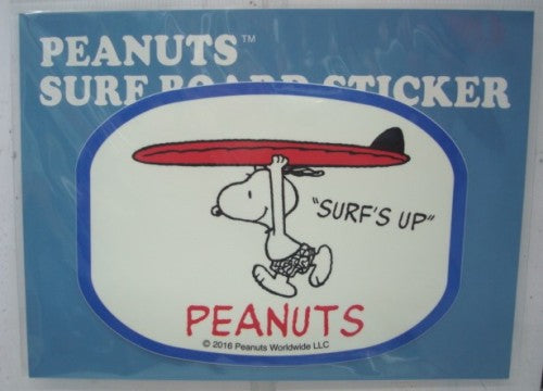 スヌーピー（SNOOPY）PEANUTS SURF BOARD STICKER（ピーナッツサーフボードステッカー） SNP-0053