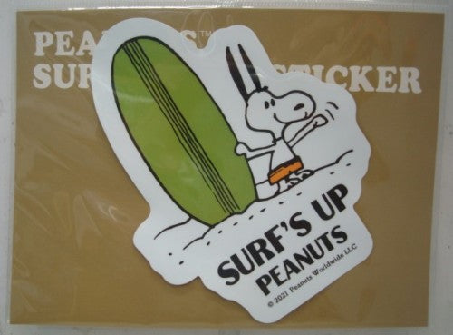 スヌーピー（SNOOPY）PEANUTS SURF BOARD STICKER（ピーナッツサーフボードステッカー） SNP-21017