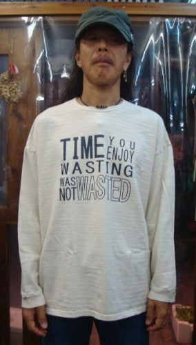 Time you Y-0886A(ビッグTシャツ) UNISEX(男女兼用)ワンサイズのみ(カラー：ナチュラル) 日本サイズ