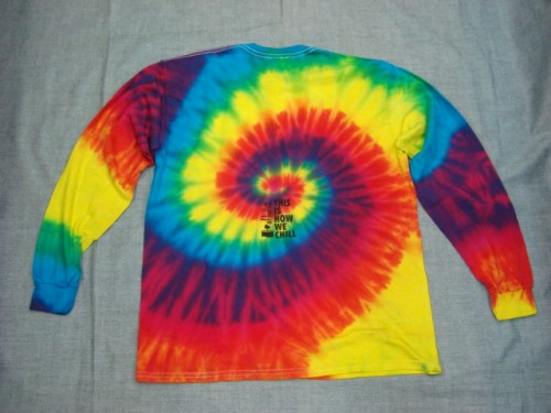 FX14-503 RUDE STAR TIEDYE Ls-T（カラー：crazy）サイズ：L（日本サイズ）