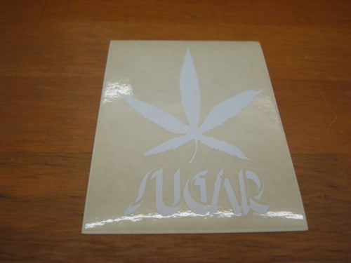 SUGER ステッカー（カラー：ホワイト）１０Ｘ７．４ｃｍ