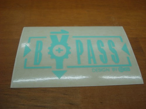 BYPASS ステッカー（カラー：ミントグリーン）９Ｘ６ｃｍ