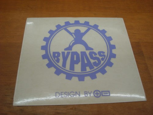 BYPASS ステッカー（カラー：ラベンダー）９Ｘ９．６ｃｍ