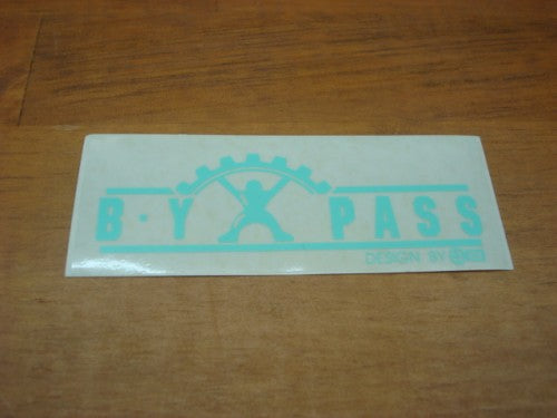 BYPASS ステッカー（カラー：ミントグリーン）１０．５Ｘ４ｃｍ