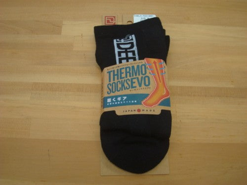 限定カラー DEELUXE(ディーラックス) THERMO SOCKS EVO ＋(サーモソックスエヴォプラス)　カラー：BLACK