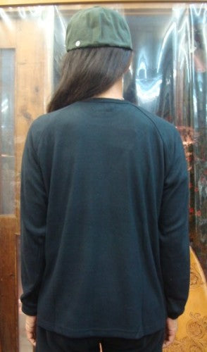 切替ポケットカットソー 122-499（カラー：BLACK）