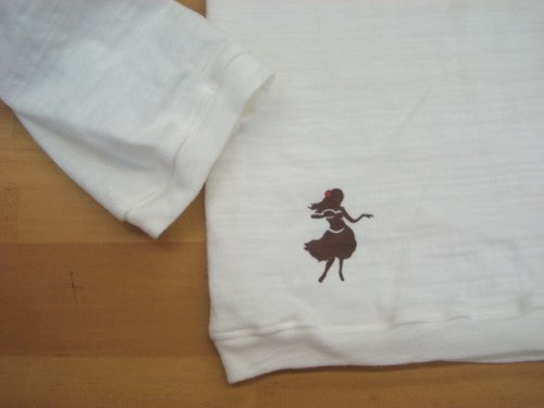 ALOHA Y-0943(ビッグTシャツ) UNISEX(男女兼用)ワンサイズのみ(カラー：オフ) 日本サイズ