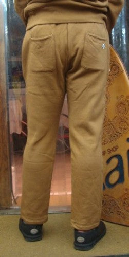 膝当付スウェットパンツ 223-162（カラー：CAMEL）