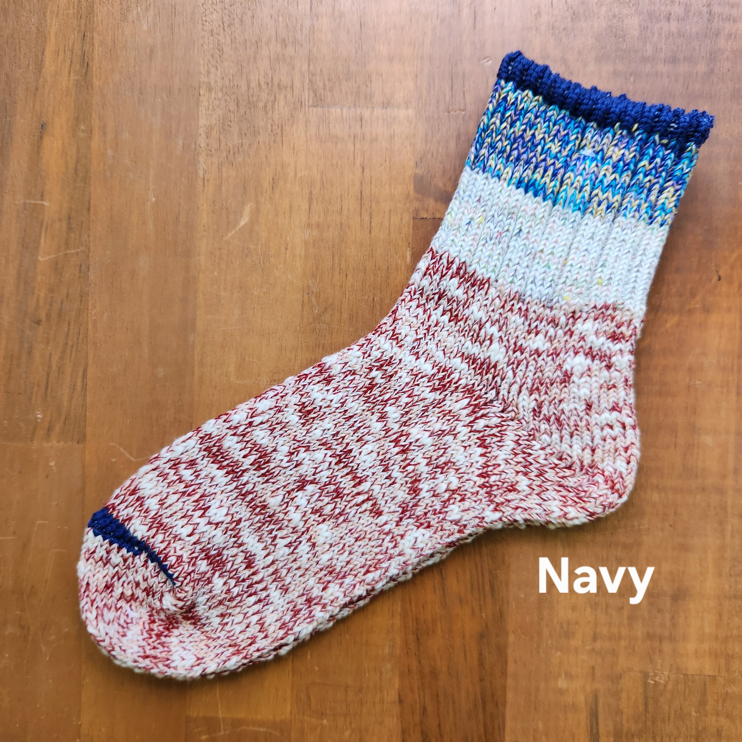 6 色ツイスター&スラブネップ LADIES 20656（サイズは23-25cmのワンサイズ）