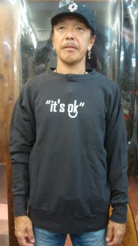 it's ok Y-0952A UNISEX(男女兼用)ワンサイズのみ(カラー：オールドブラック) 日本サイズ