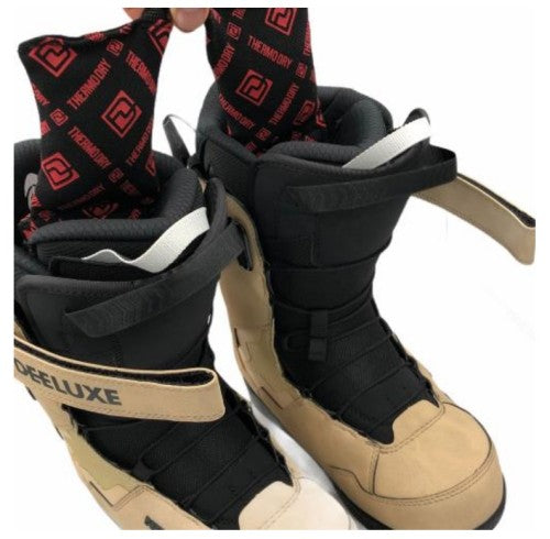 DEELUXE(ディーラックス) THERMO DRY(サーモドライ)　カラー: BLACK/RED