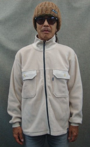 ZIP UPフリースJKT 125-608（カラー：IVORY）