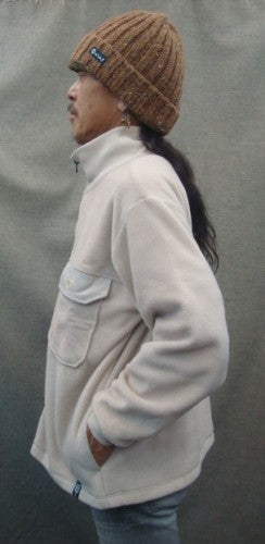 ZIP UPフリースJKT 125-608（カラー：IVORY）