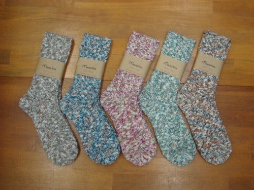 スラブネップツイスター杢 LADIES 212164（サイズは23-25cmのワンサイズ）