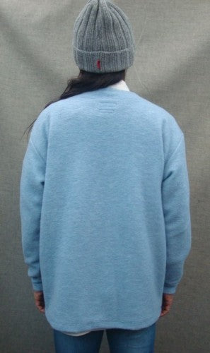 1ボタンカーディガン 125-609（カラー：BLUE）